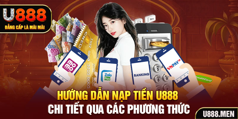 Hướng dẫn nạp tiền U888 chi tiết qua các phương thức
